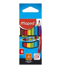 Crayons de couleurs mini pour trousse.6/9 Maped