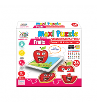 Puzzle- Les Fruits- XXL Animé par Smartphone-36 PCS