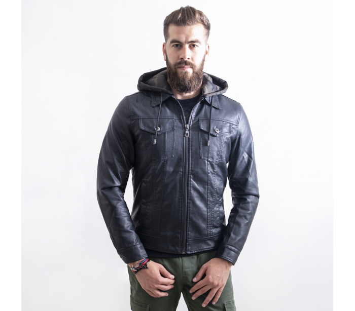 Blouson Semi Cuir - Vongo.tn