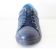 Chaussure homme cuir effet torsadé Bleu