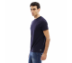T-shirt manches longues col V - Bleu Marine