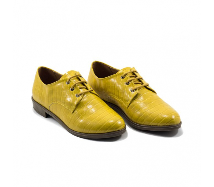 derby jaune moutarde homme