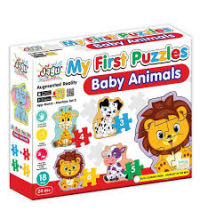 4 Baby Puzzle - Animaux-18 Pcs